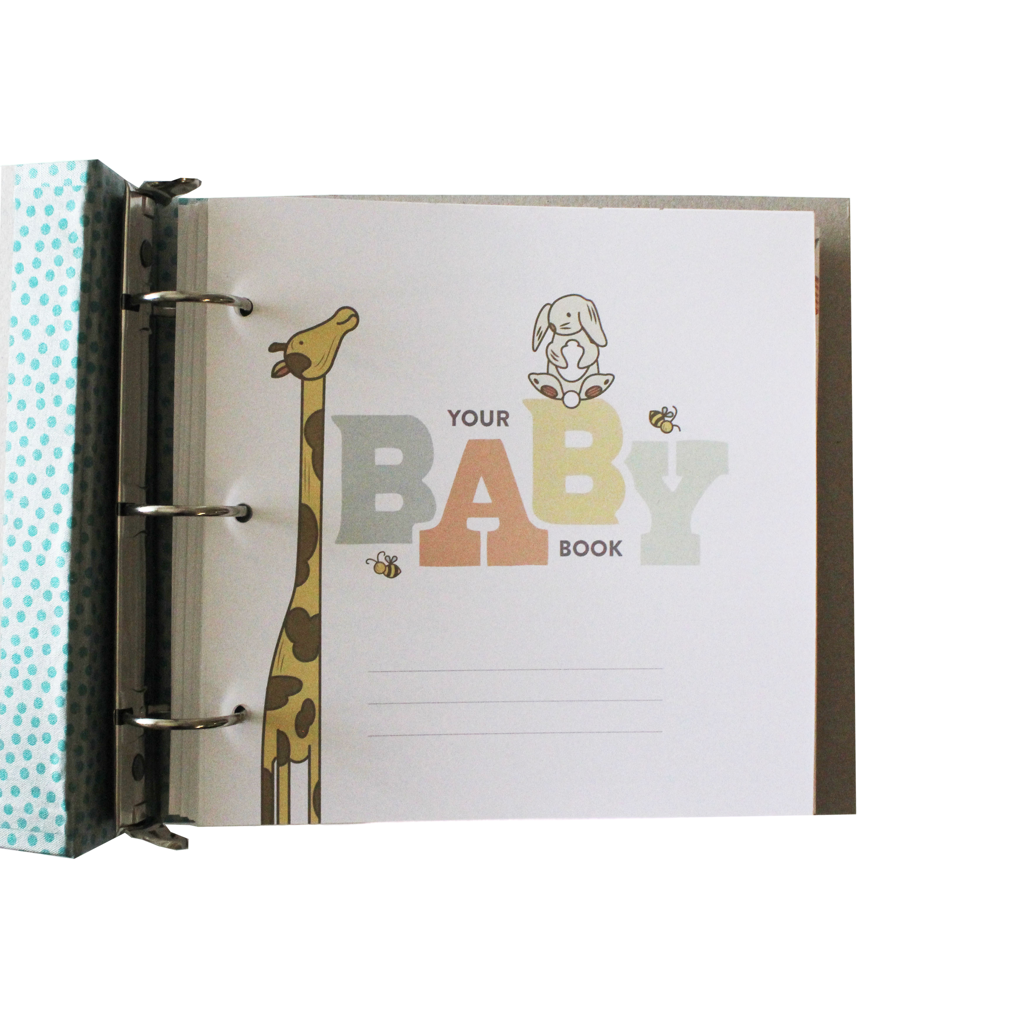 Baby Days to Birthdays Baby Book with Letterpress Cover