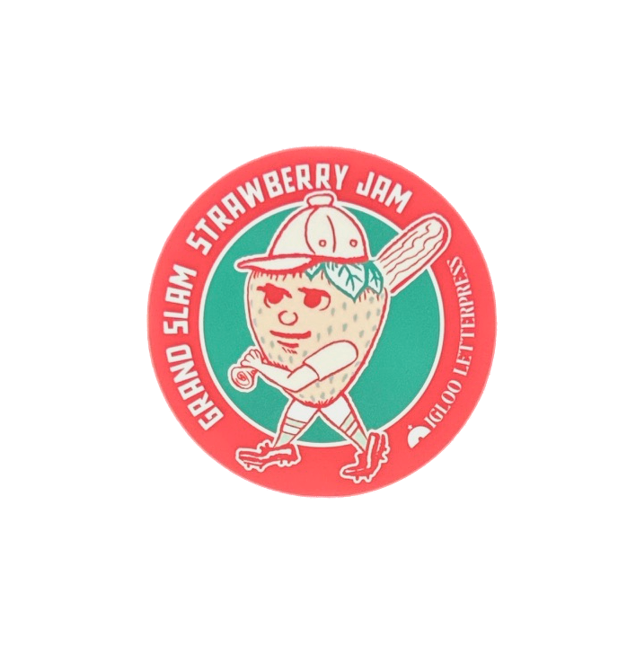 Grand Slam Strawberry Jam 3" Sticker