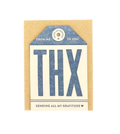 THX Tag Letterpress Card