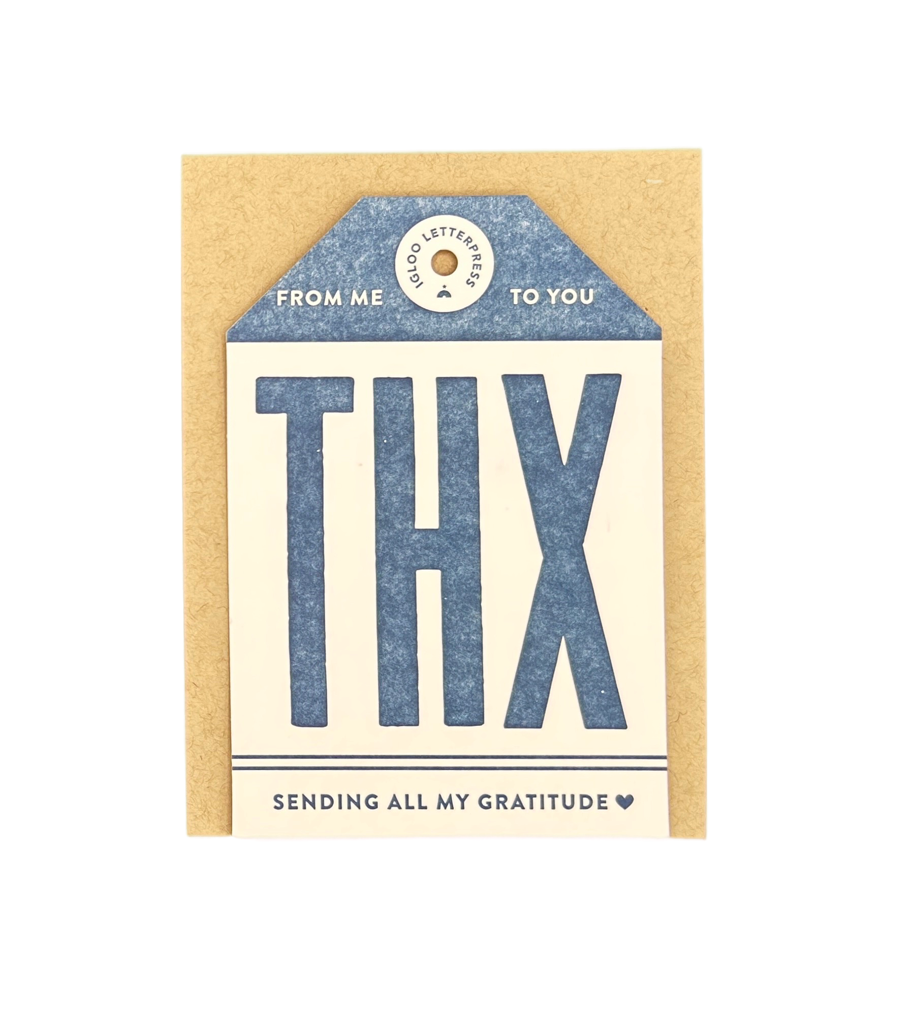 THX Tag Letterpress Card