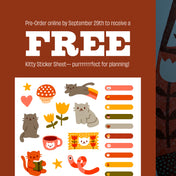 2026 Letterpress Kitty Calendar