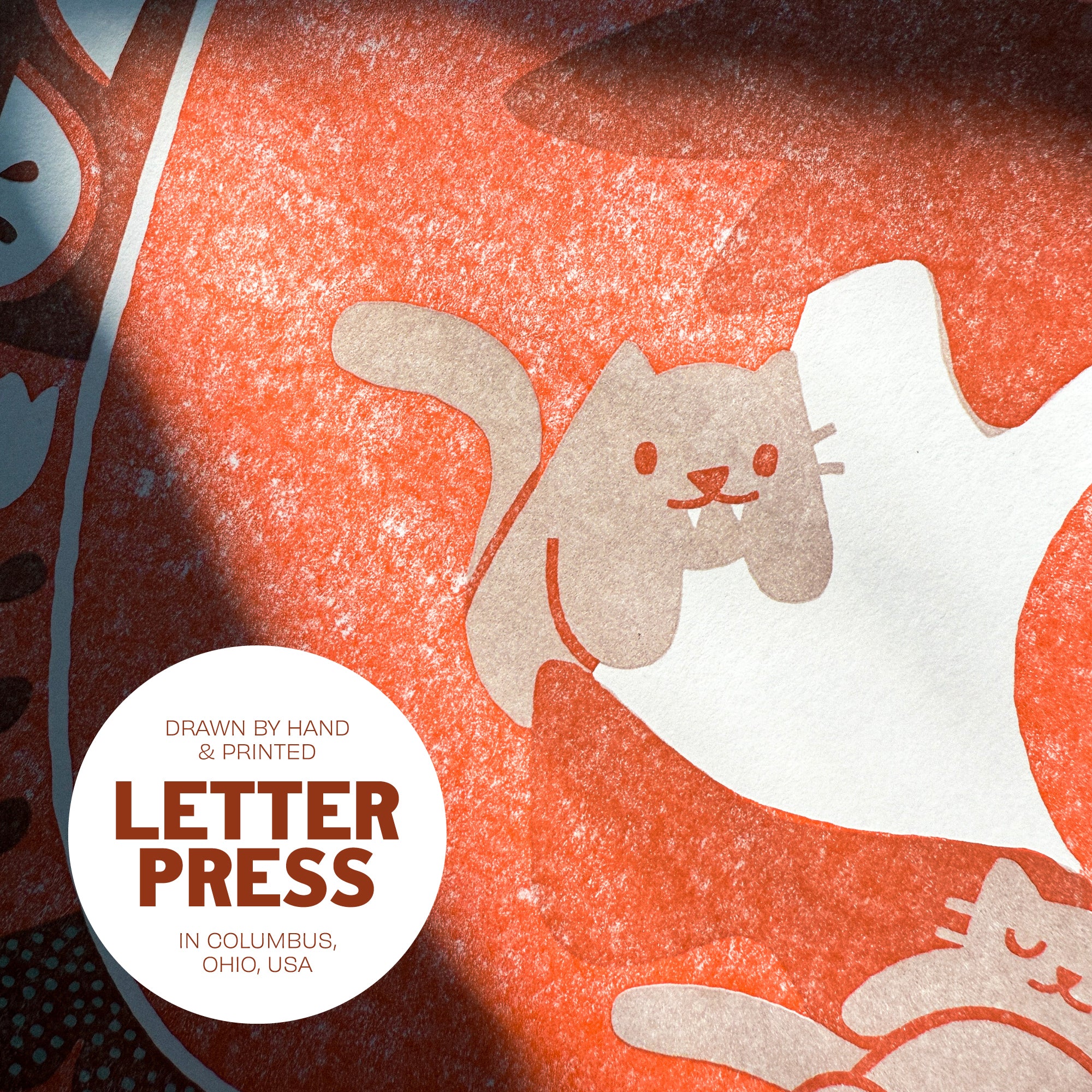 2026 Letterpress Kitty Calendar