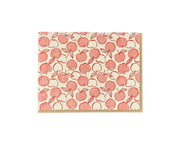 Apple Pattern Letterpress Card