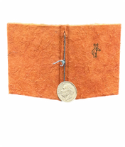 Tiny Book , handmade with letterpress cover