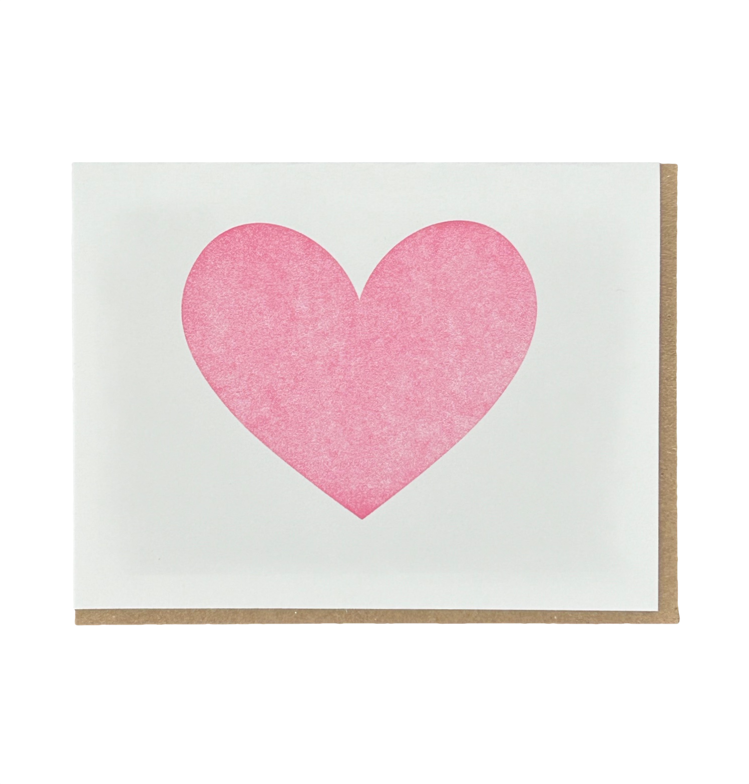 Big Heart Letterpress Card