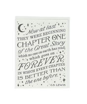C. S. Lewis Congratulations Letterpress Card