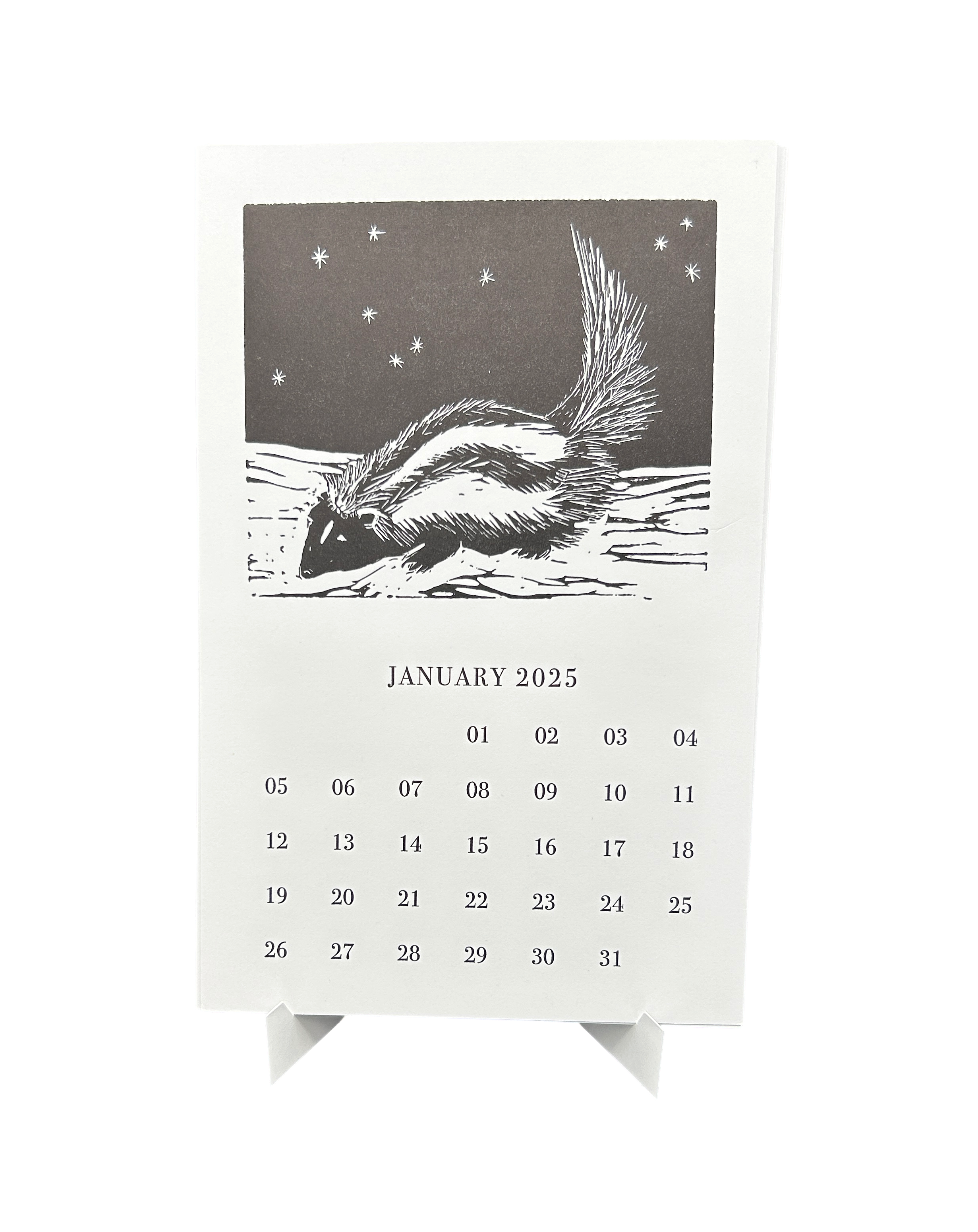 Anne's Animal Print Calendar 2025