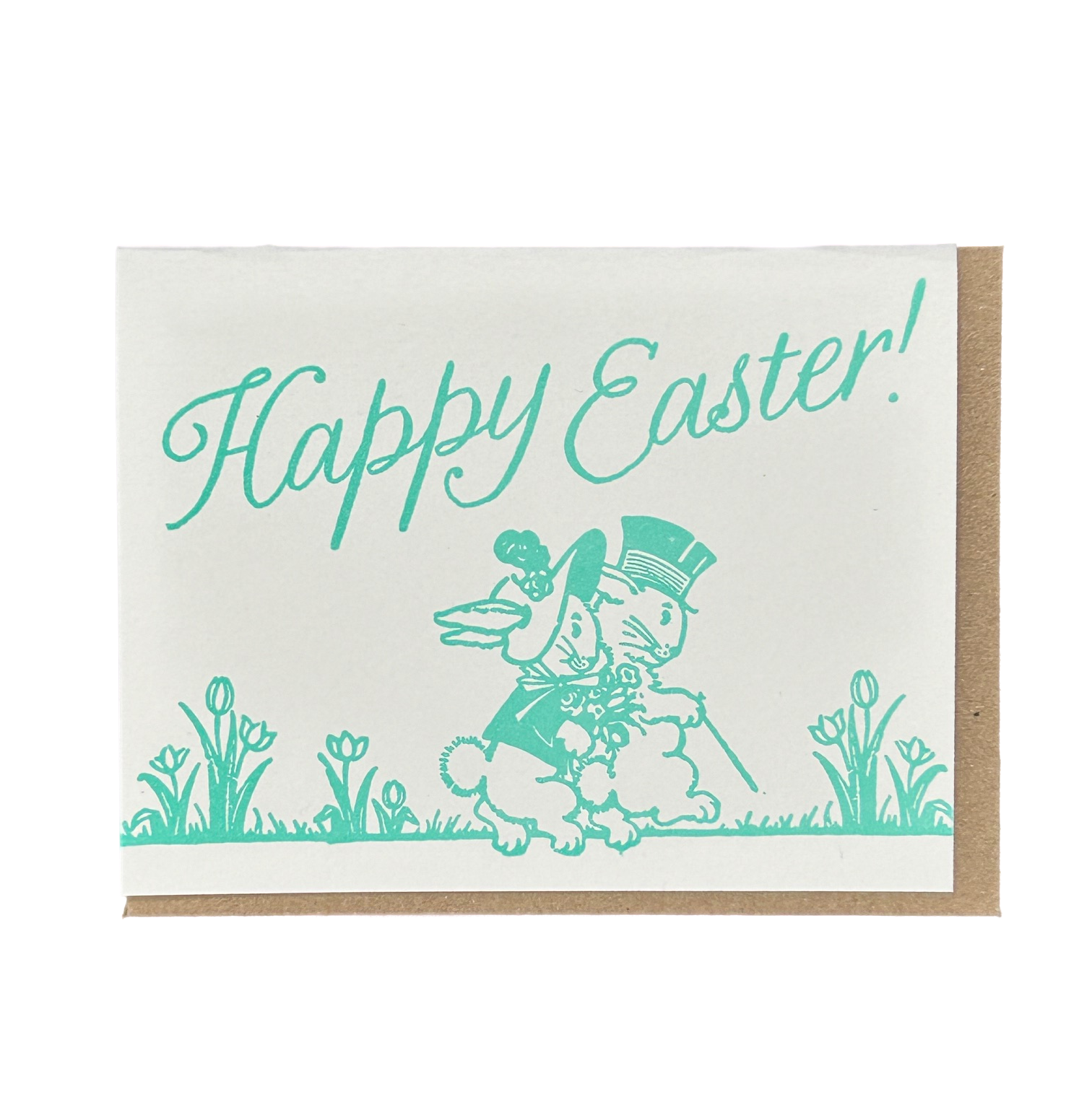 Happy Easter Letterpress Card