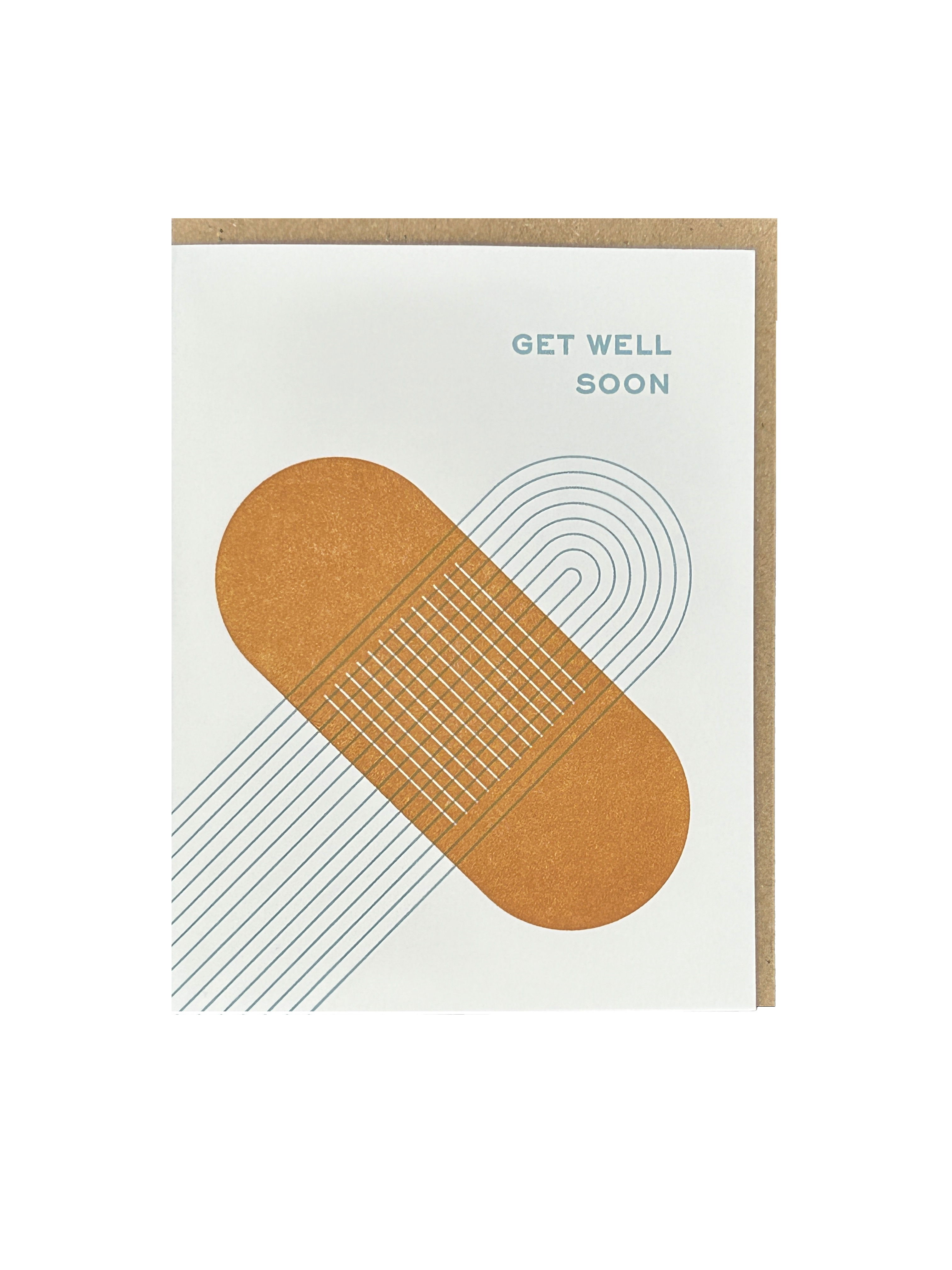 Get Well Soon Letterpress Card