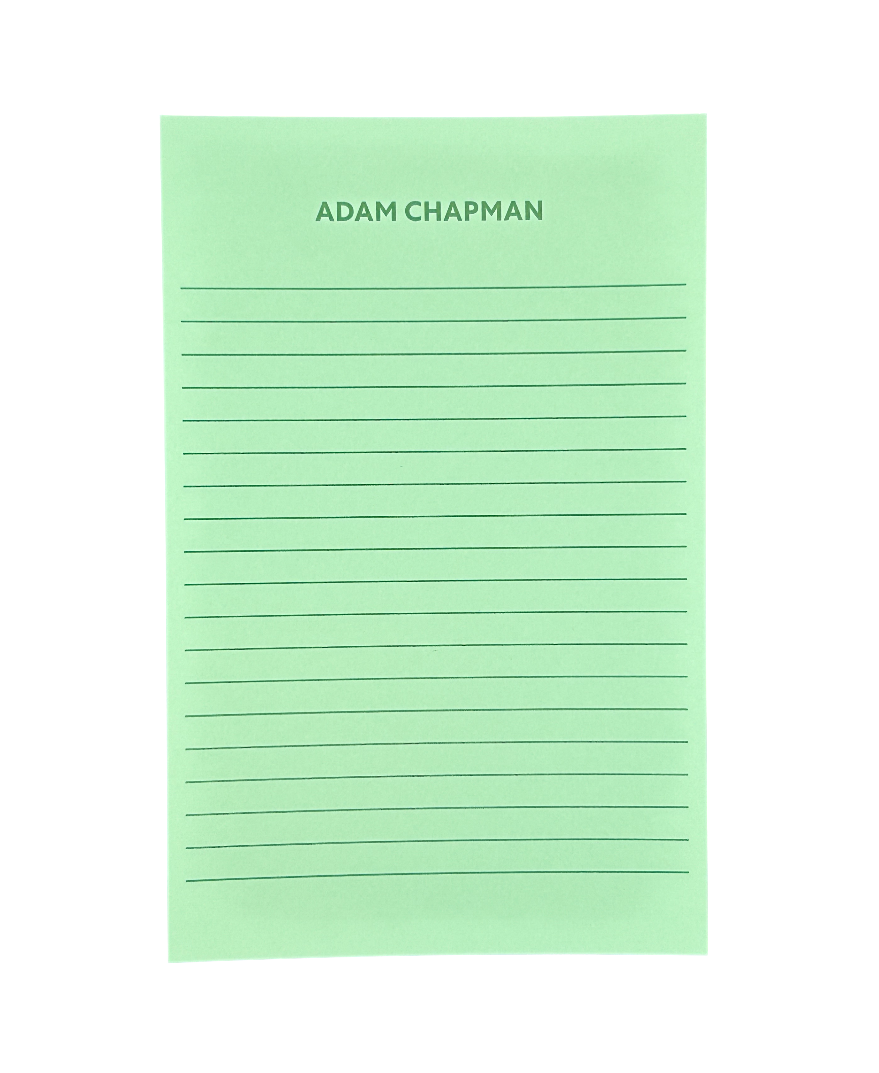 Lined Personalized Notepad