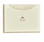 Happy Birthday Woodgrain Letterpress Card