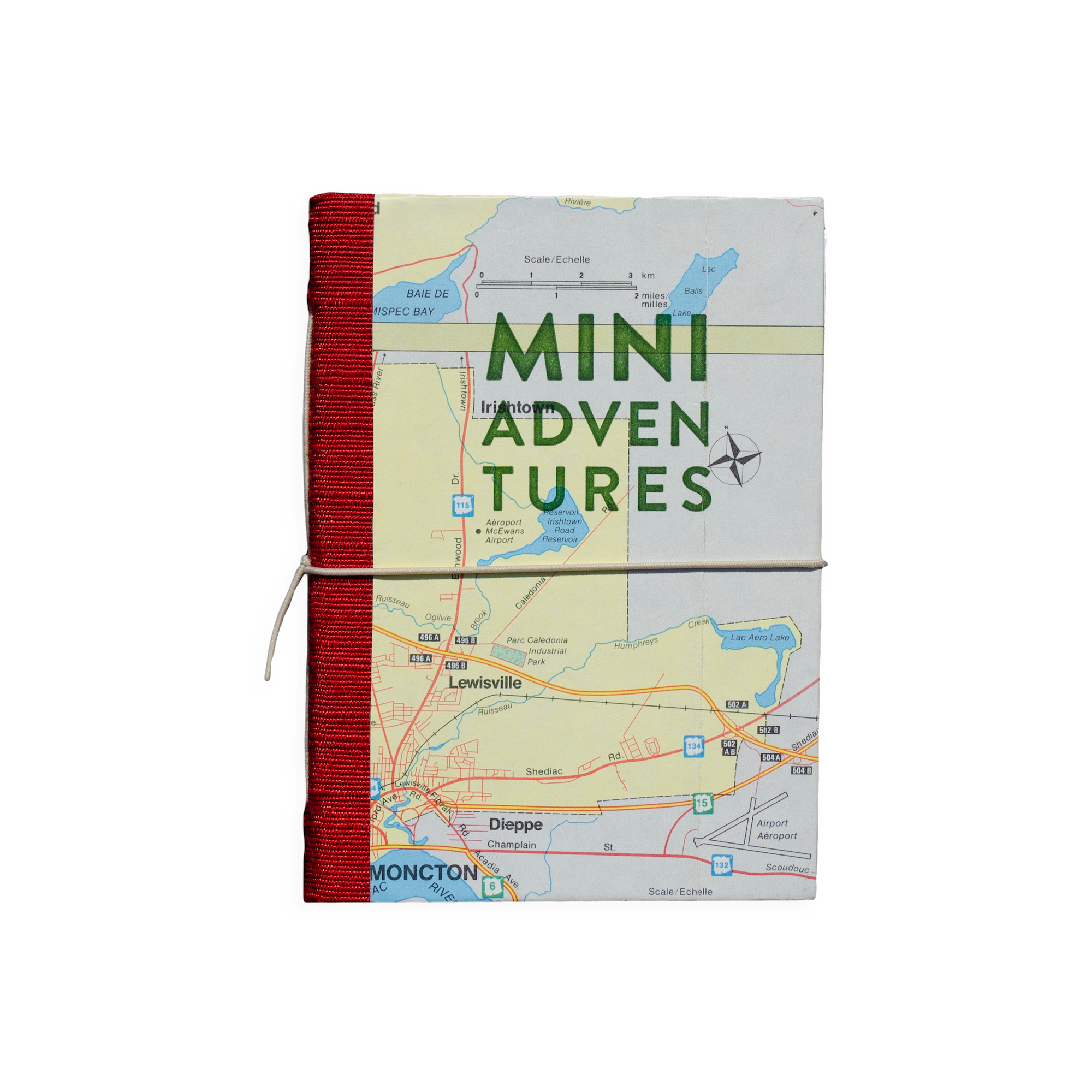 Mini Adventure Journal with Letterpress Cover