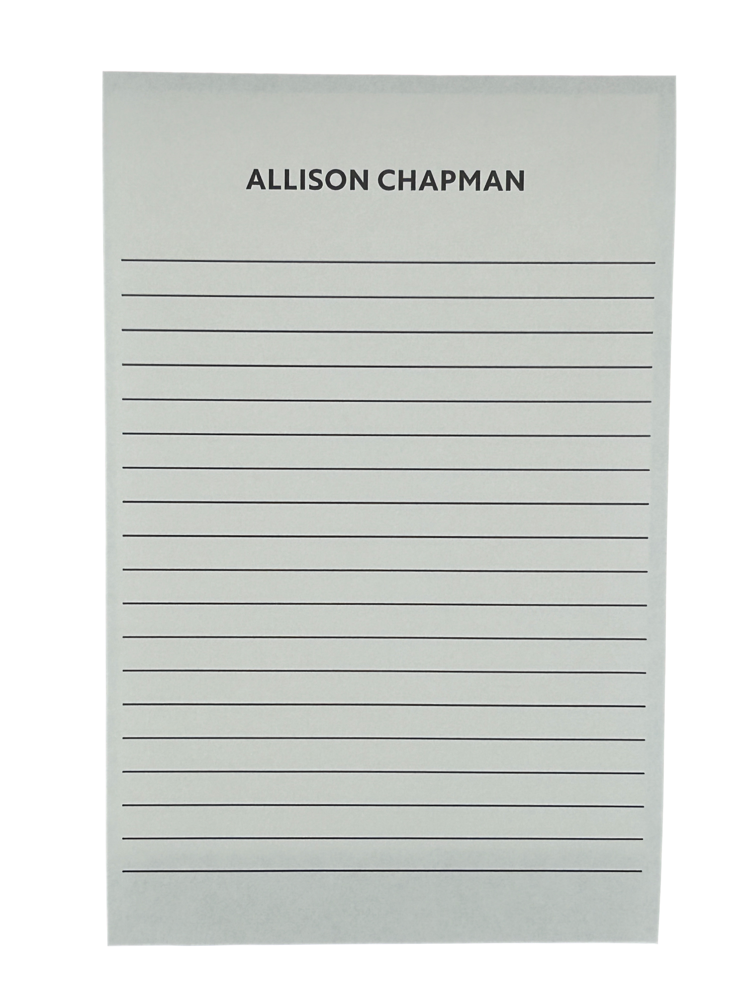 Lined Personalized Notepad