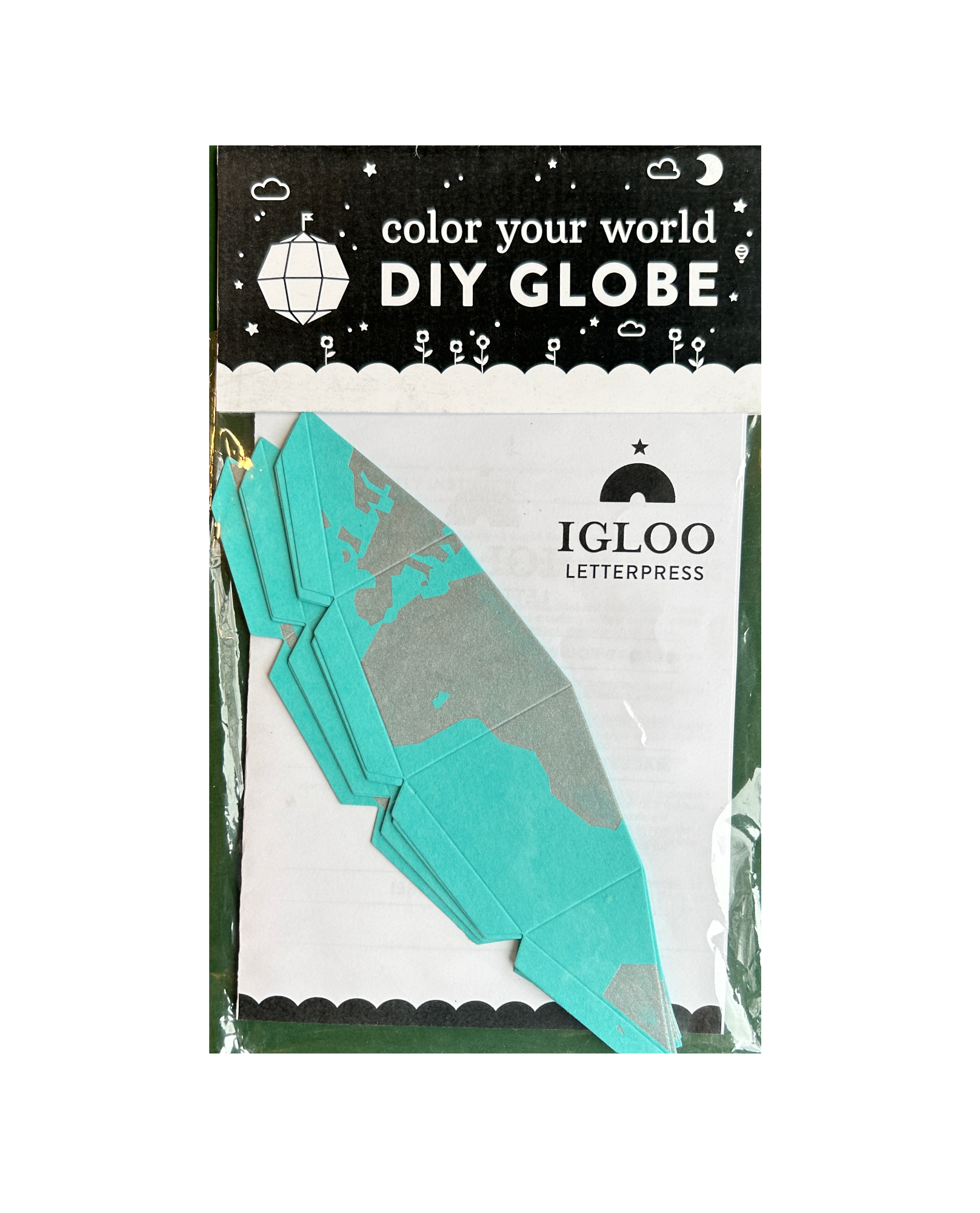 DIY Letterpress Globe Kit - Small