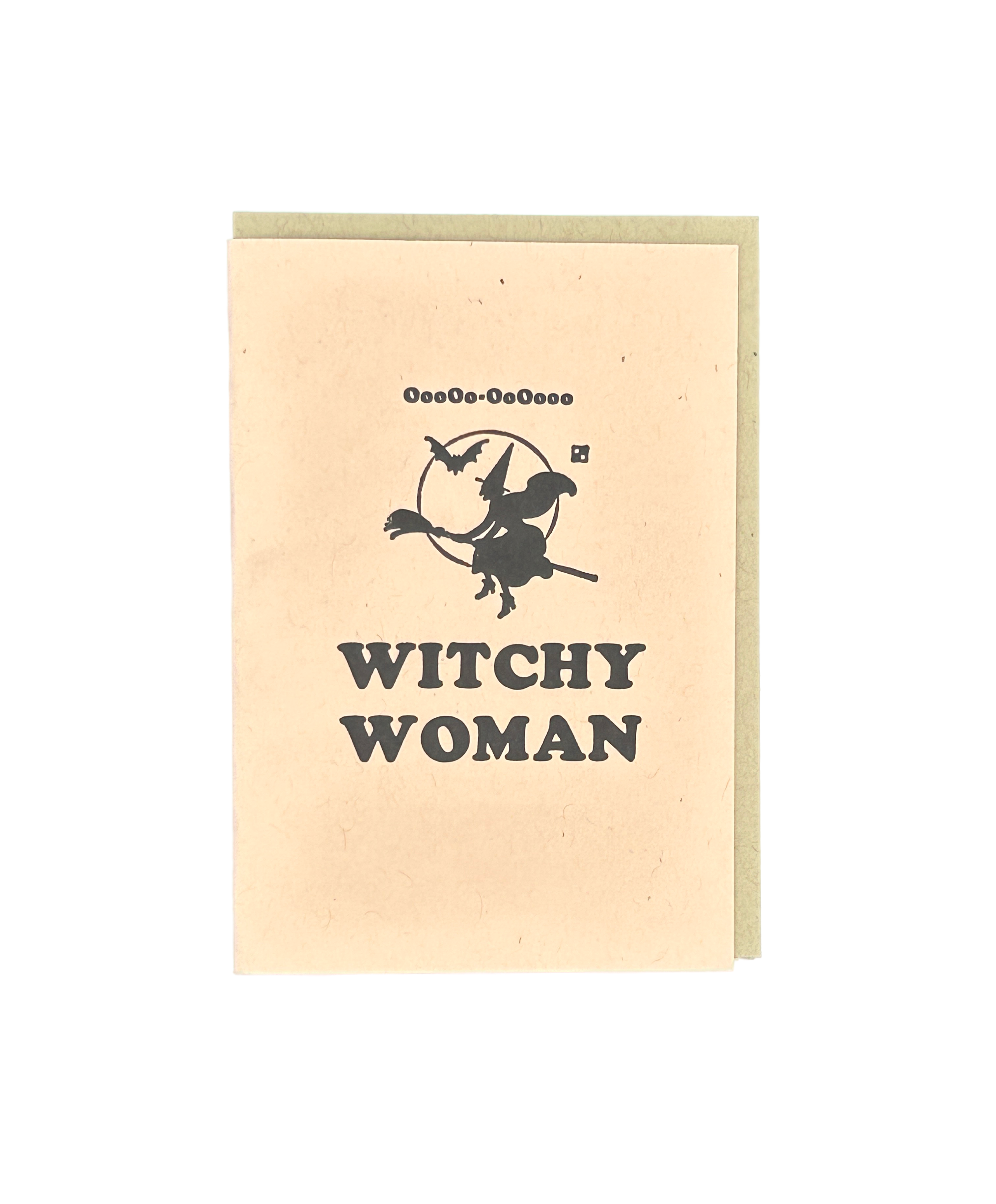 Witchy Woman Letterpress Card