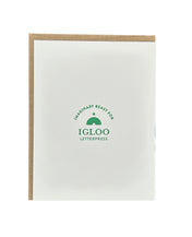 For Ever Line Infinity Letterpress Card