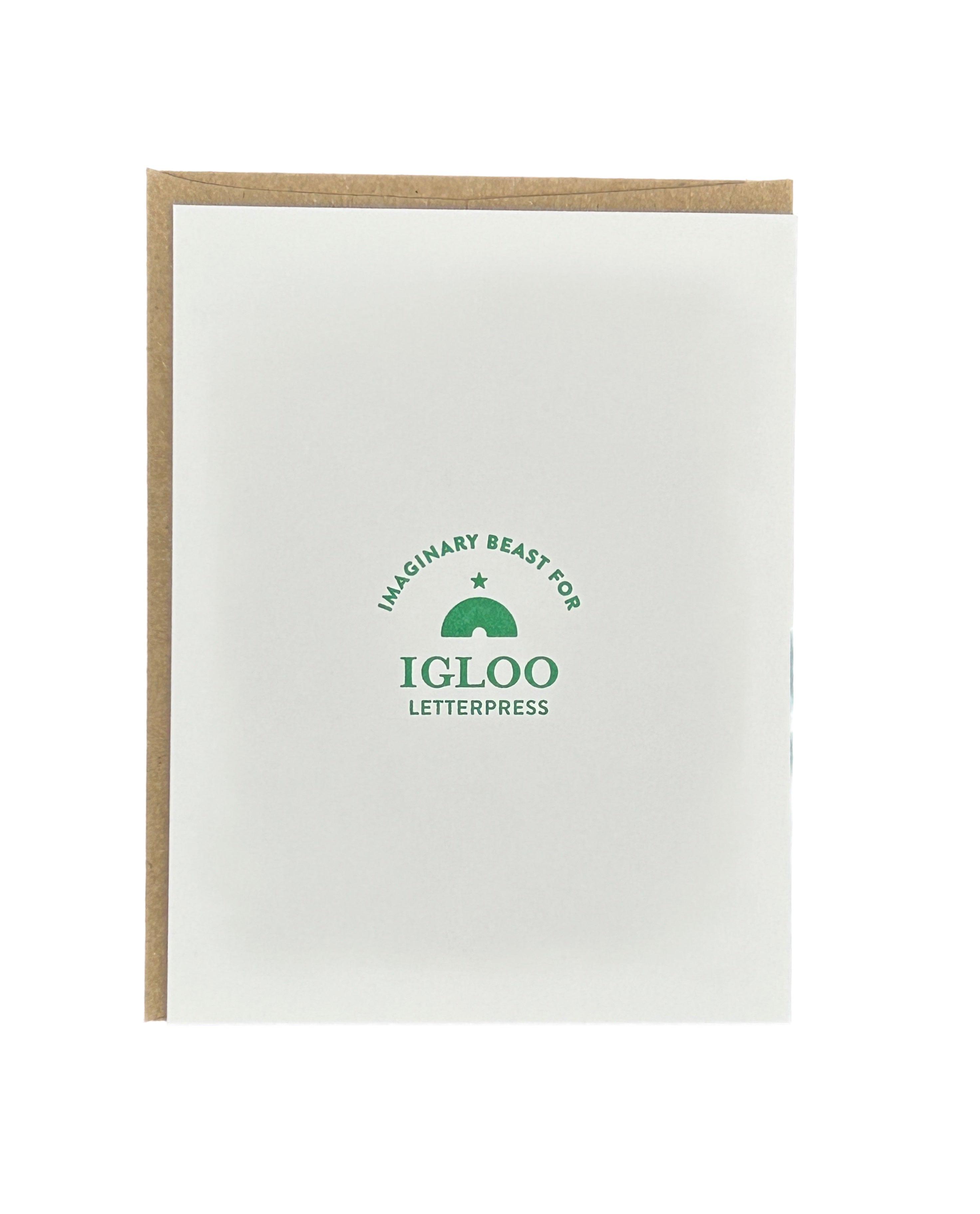 For Ever Line Infinity Letterpress Card