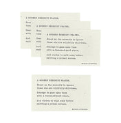 Modern Serenity Prayer Letterpress Card