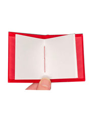 Red Velvet Embossed Heart Miniature Book