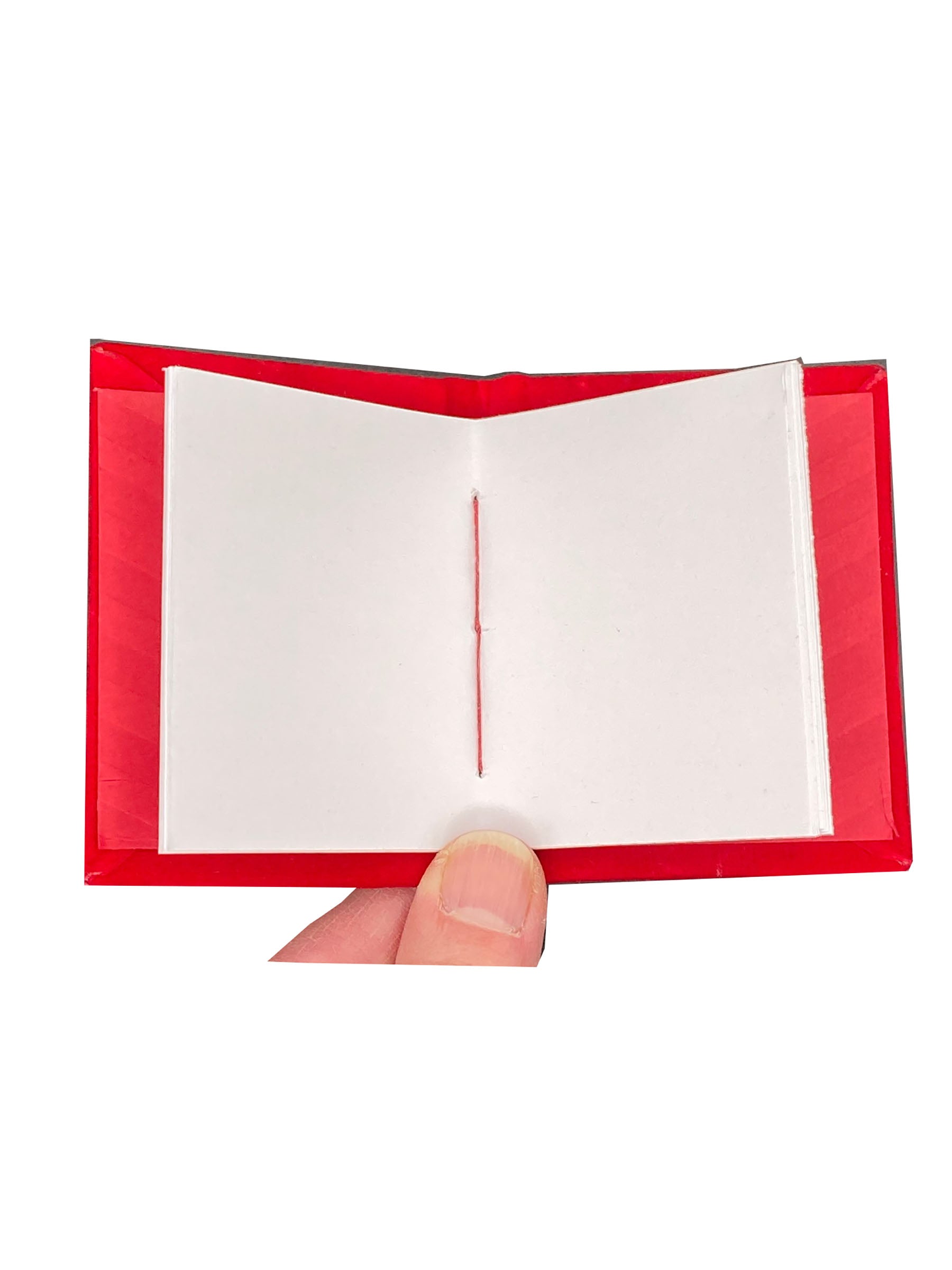 Red Velvet Embossed Heart Miniature Book