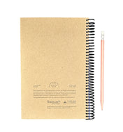 Wright Brothers Bicycle Mechanical Drawing Spiral Bound Book