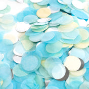 Portofino International Trading, USA - Tissue and Foil Confetti Mix - Blue: Blue