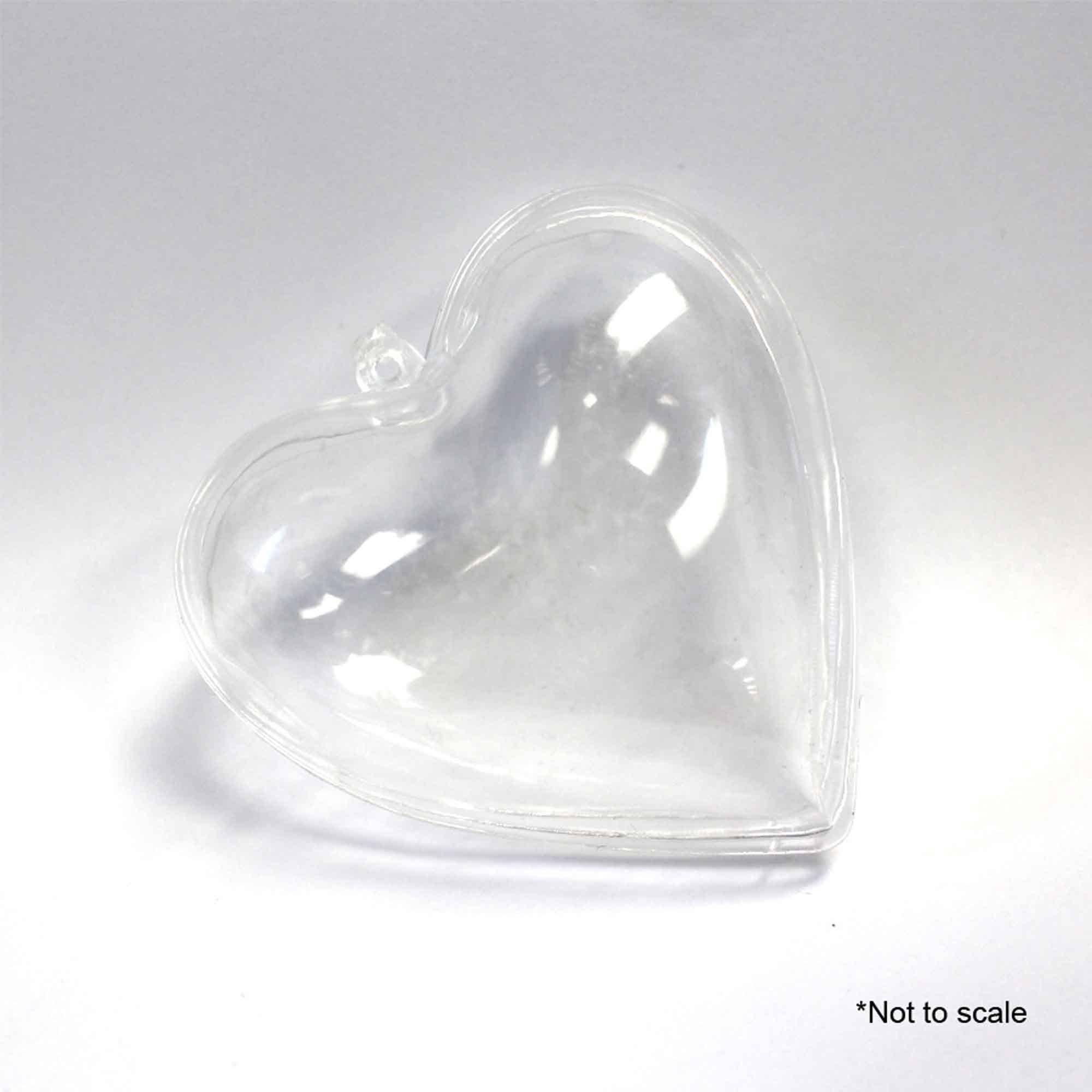 Portofino International Trading, USA - Fillable Heart Ornament 12pc/pack