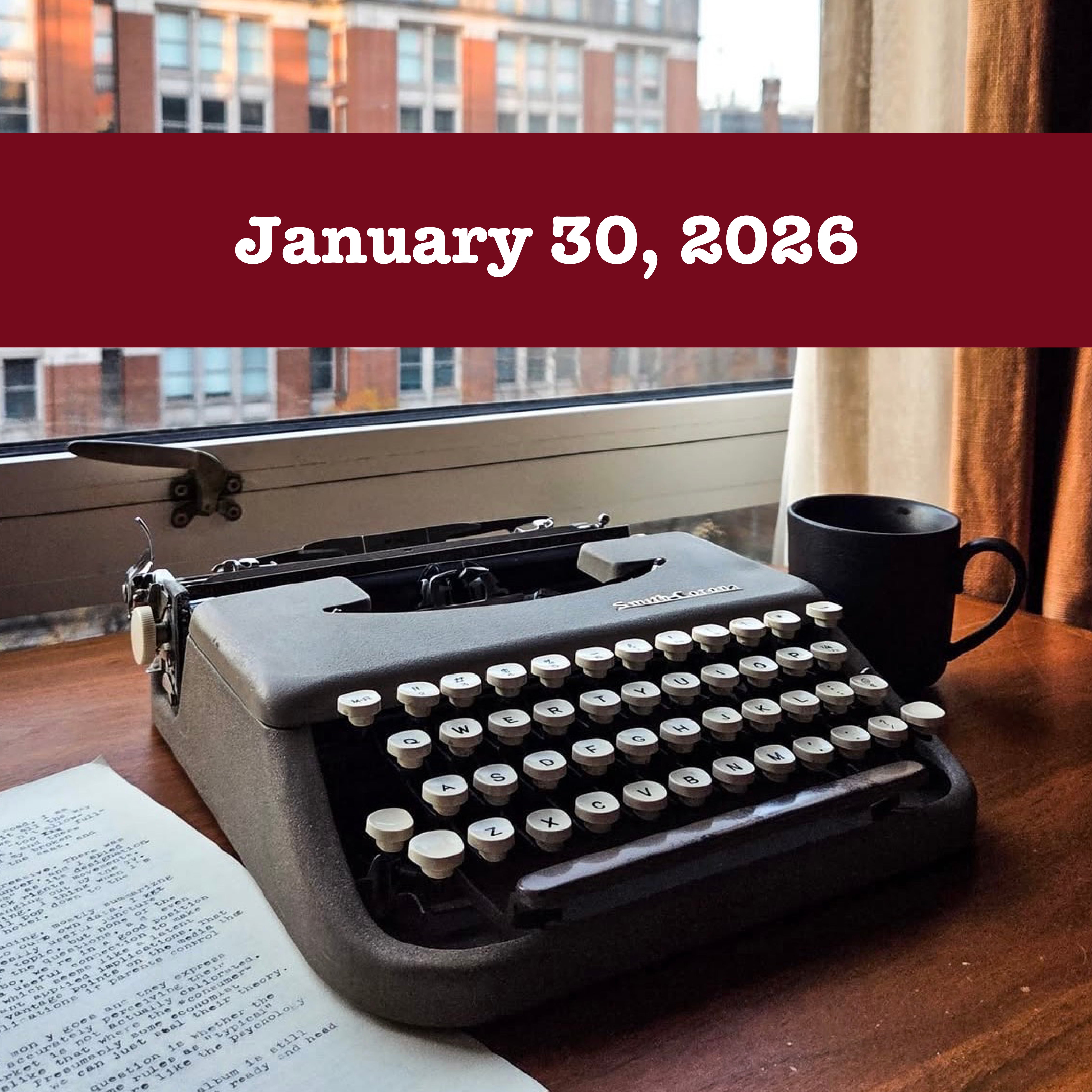 1.30 Typewriter Station - 45 minutes Letter Writing – Igloo Letterpress