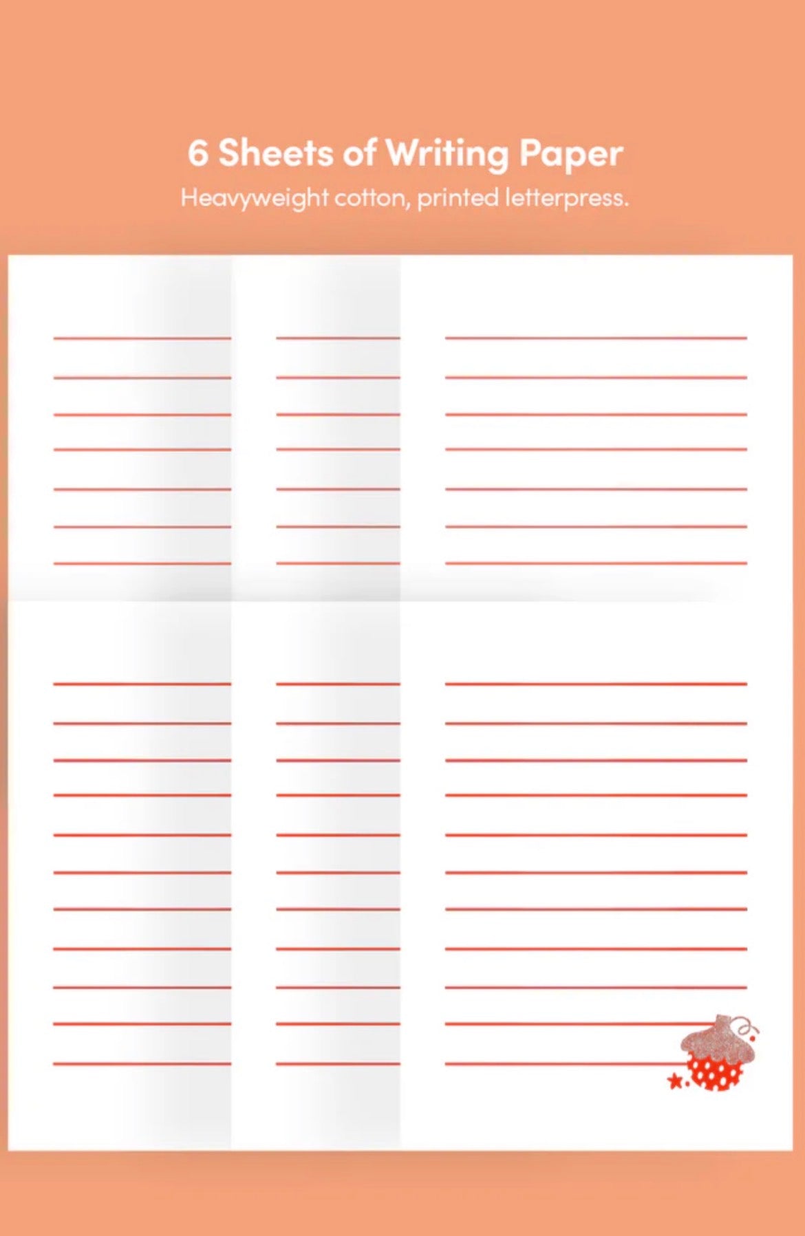 Strawberry Letter Writing Kit