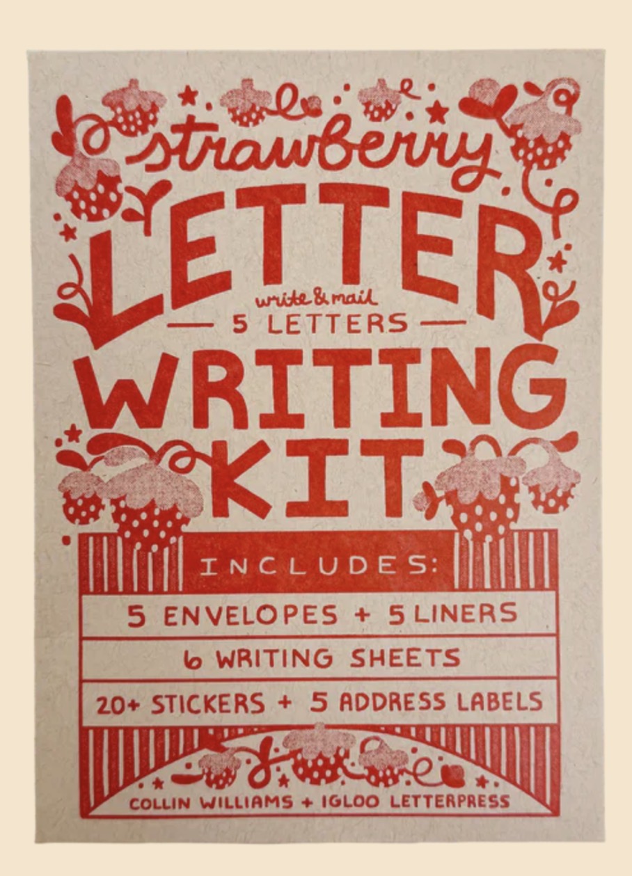 Strawberry Letter Writing Kit