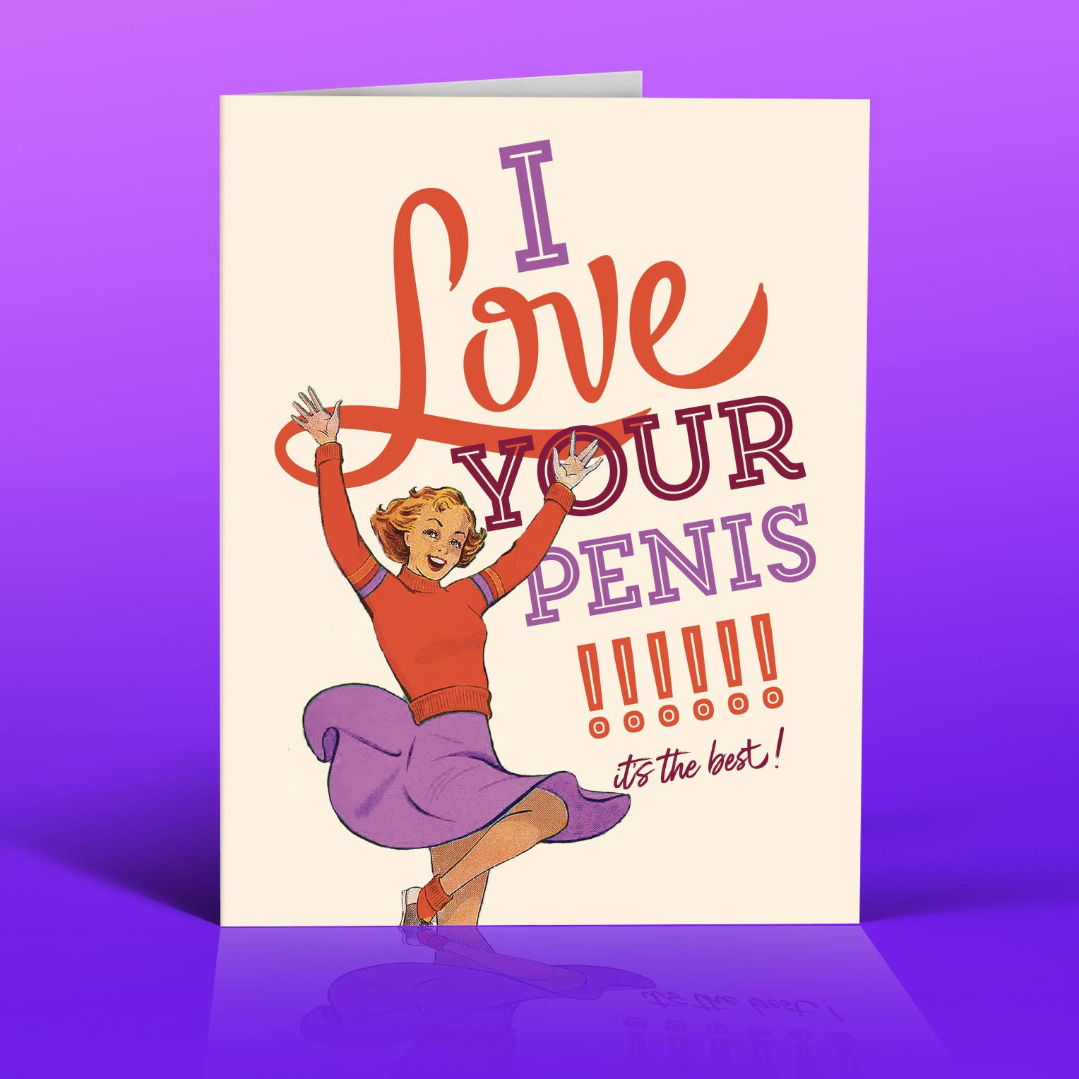 offensivedelightful - LOVE YOUR PENIS! sexy, anniversary, love card
