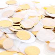 Portofino International Trading, USA - Tissue and Foil Confetti Mix - Gold: Gold