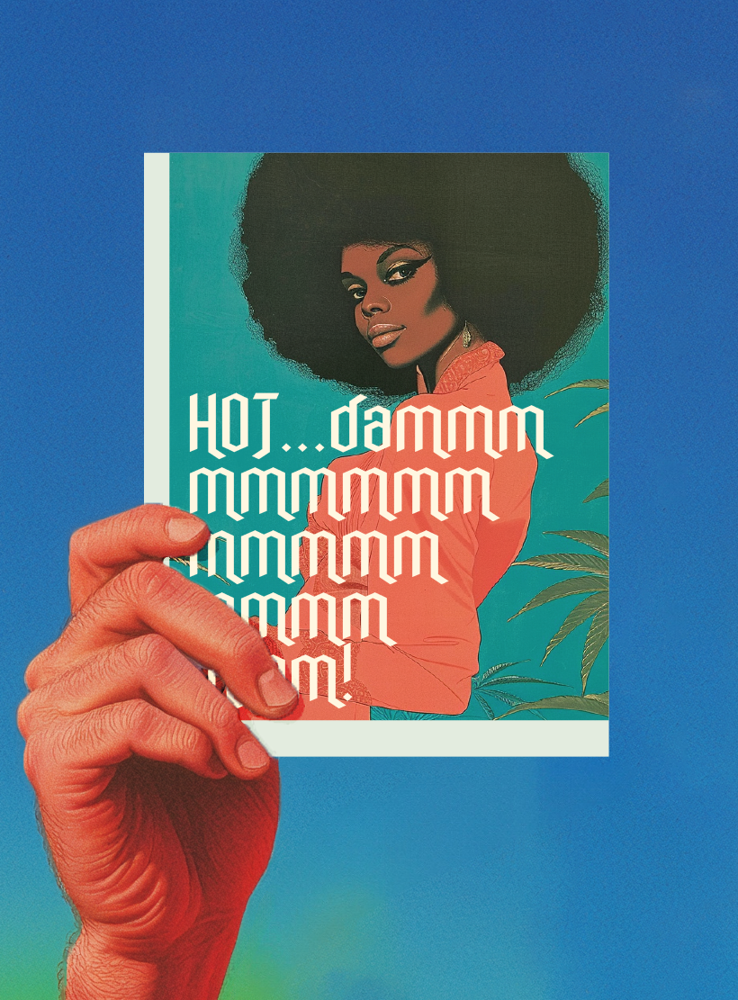 offensivedelightful - HOT DAMMMMMM! african american cool hot sexy card