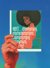 offensivedelightful - HOT DAMMMMMM! african american cool hot sexy card