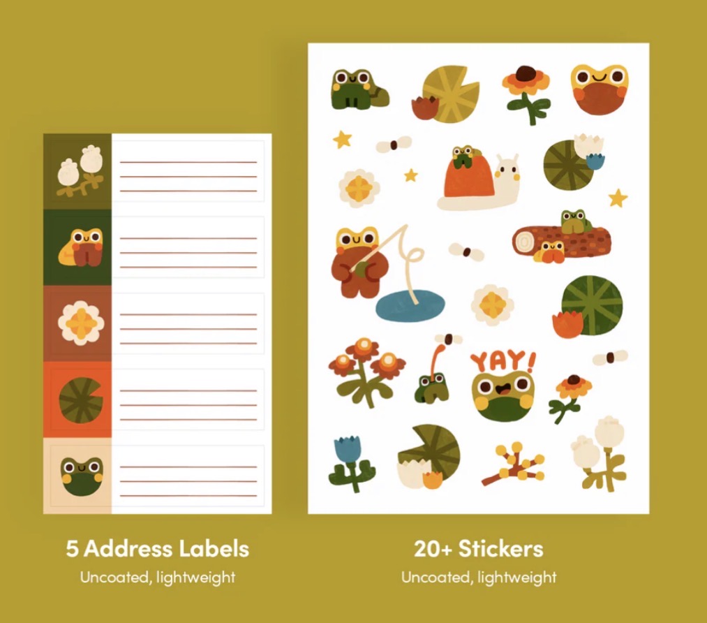 Froggy Letter Writing Kit