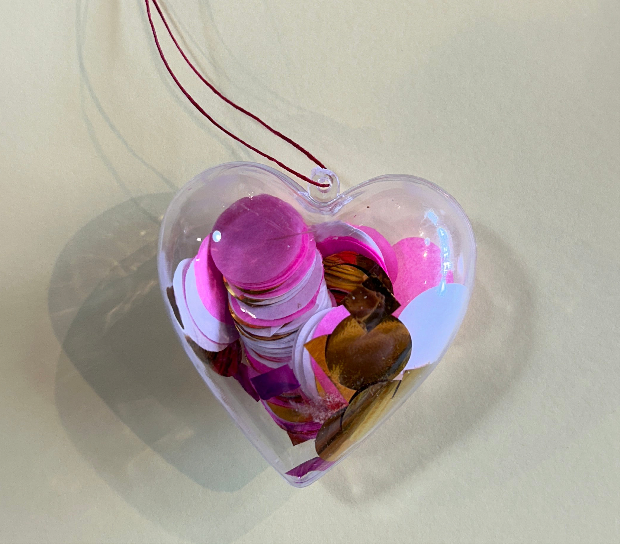 Heart Ornament Acrylic Box