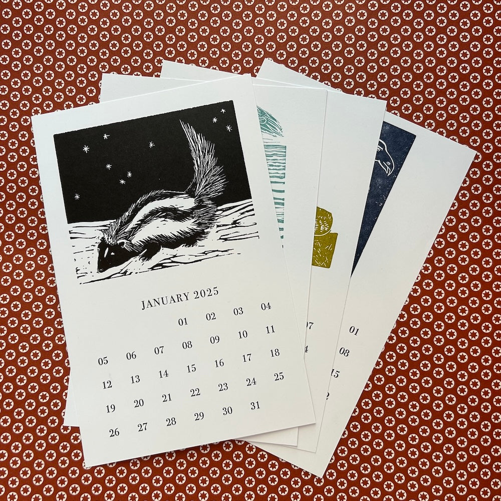 Anne's Animal Print Calendar 2025 – Igloo Letterpress anne-s-animal-print-calendar-2025-igloo-letterpress