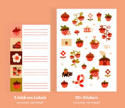 Strawberry Letter Writing Kit