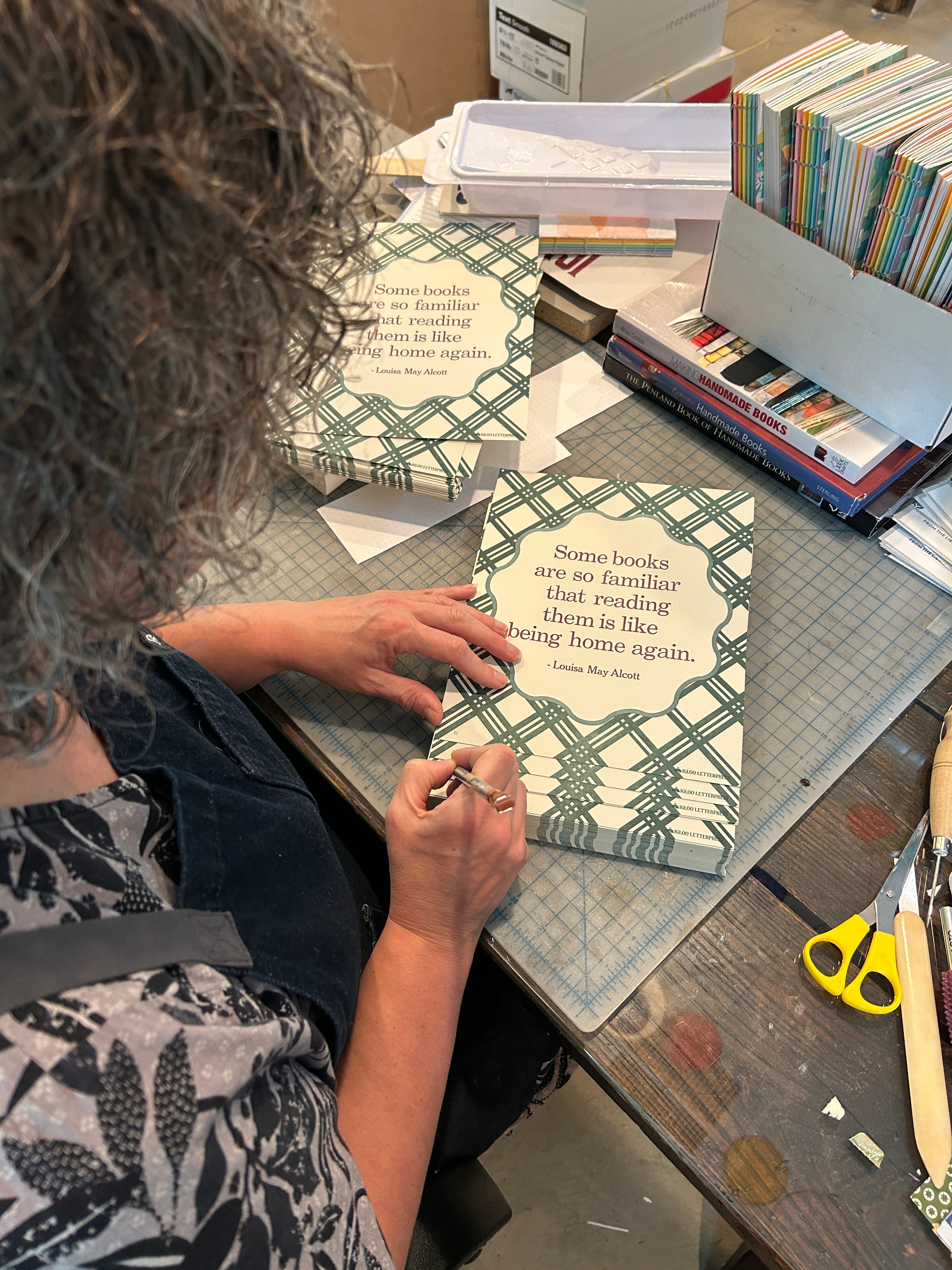 Some Books Letterpress Broadside Louisa May Alcott