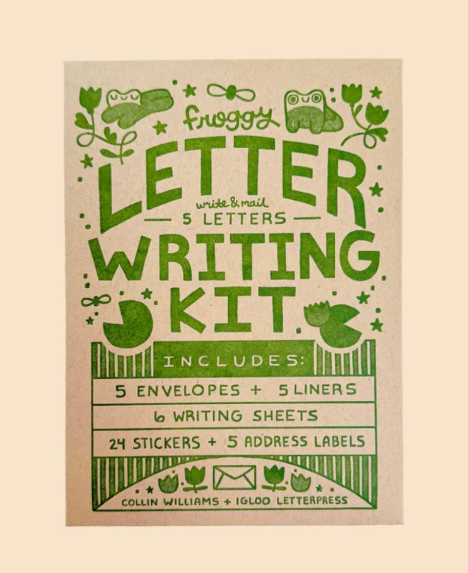 Froggy Letter Writing Kit