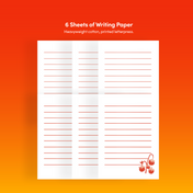 Tomato Letter Writing Kit