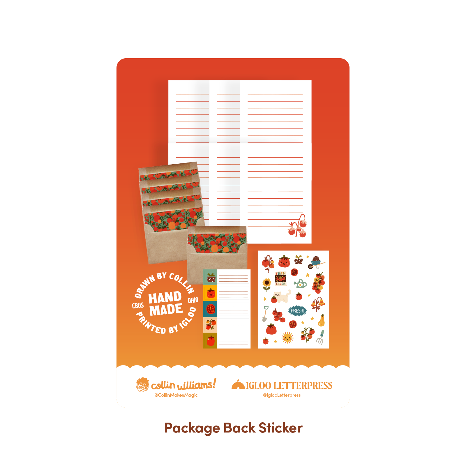 Tomato Letter Writing Kit