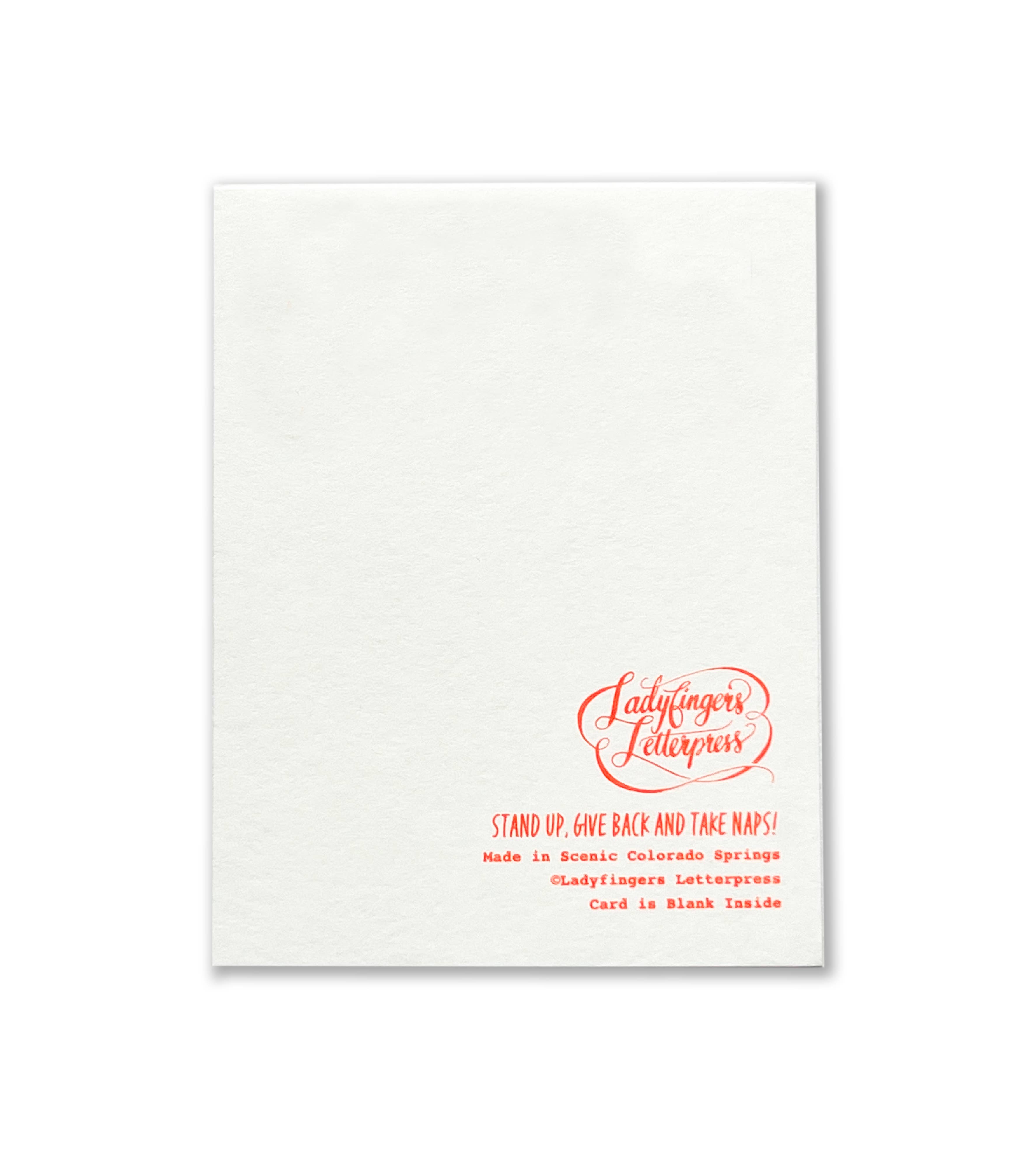 Ladyfingers Letterpress - Back In Closet Funny Romance Card