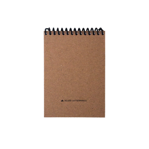 Buffalo Plaid Letterpress Spiral Notebook - Small