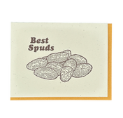 Best Spuds Letterpress Card
