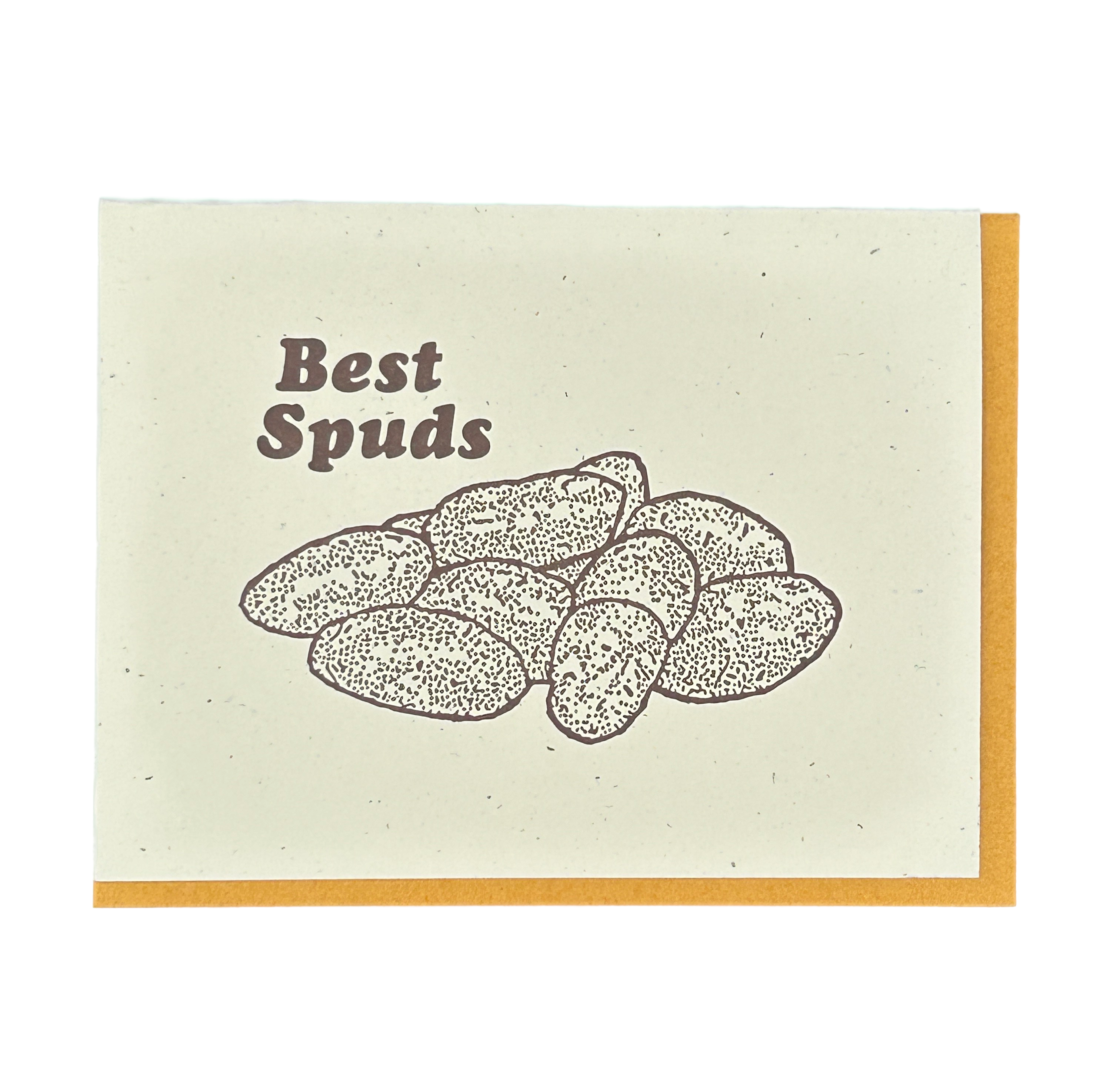 Best Spuds Letterpress Card