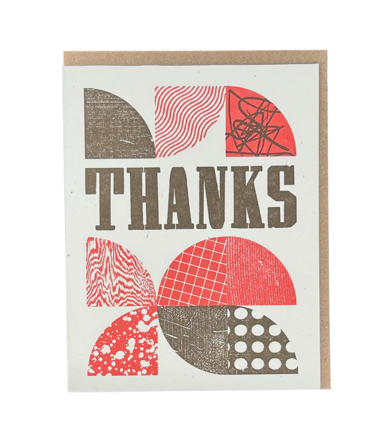 Thank You Letterpress Card