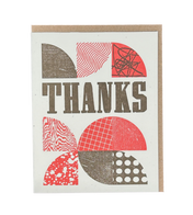 Thank You Letterpress Card