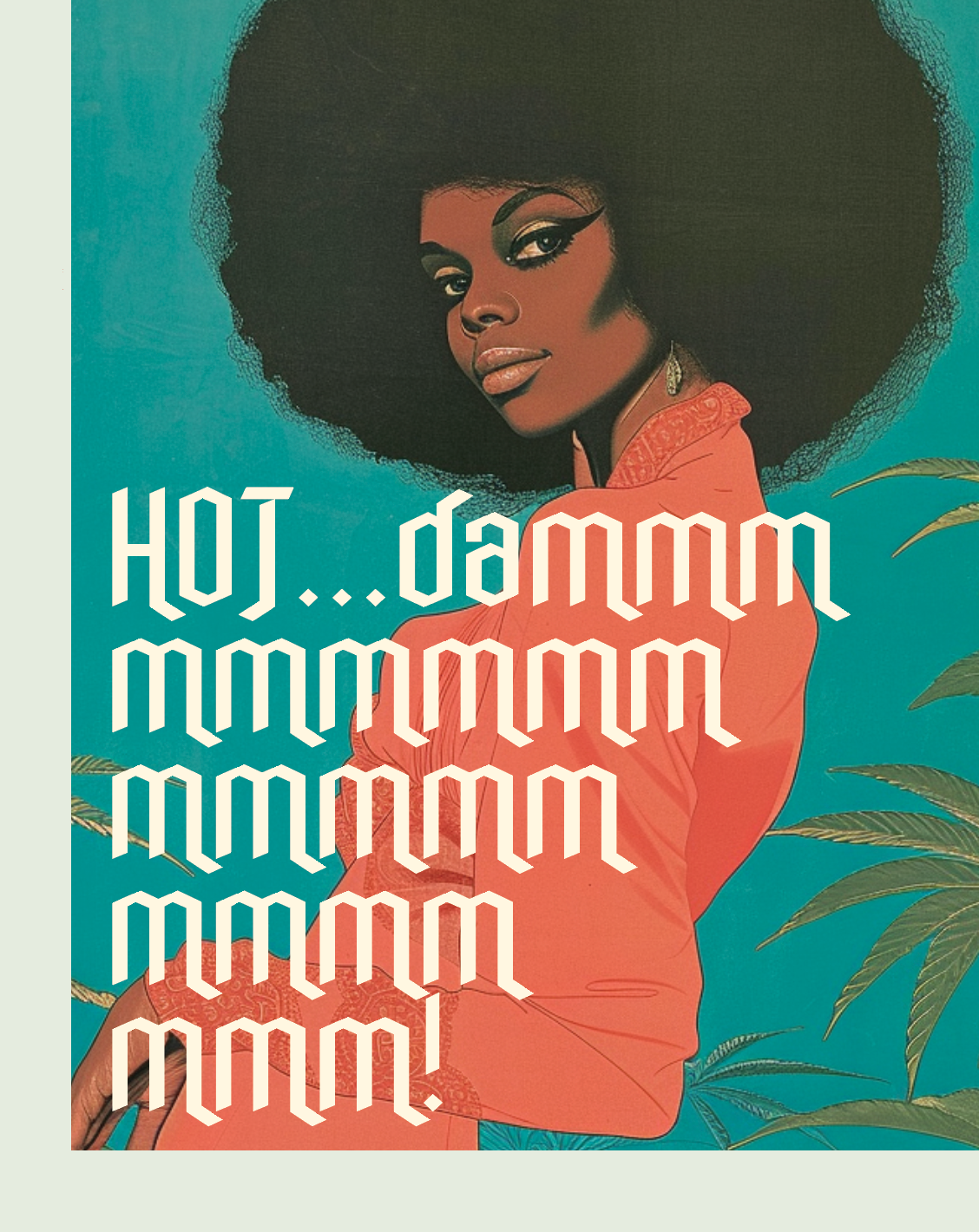 offensivedelightful - HOT DAMMMMMM! african american cool hot sexy card