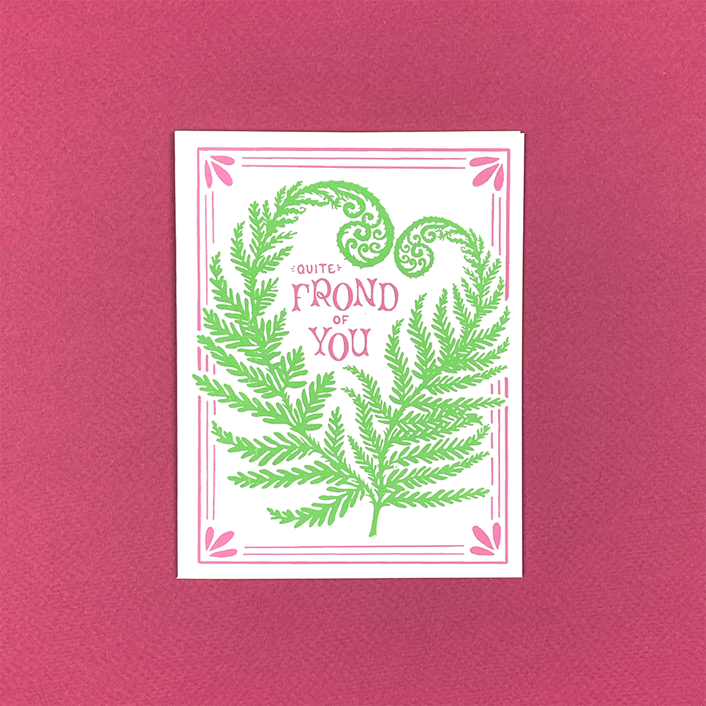 Wild Arugula Press - Fern Frond Love: A2